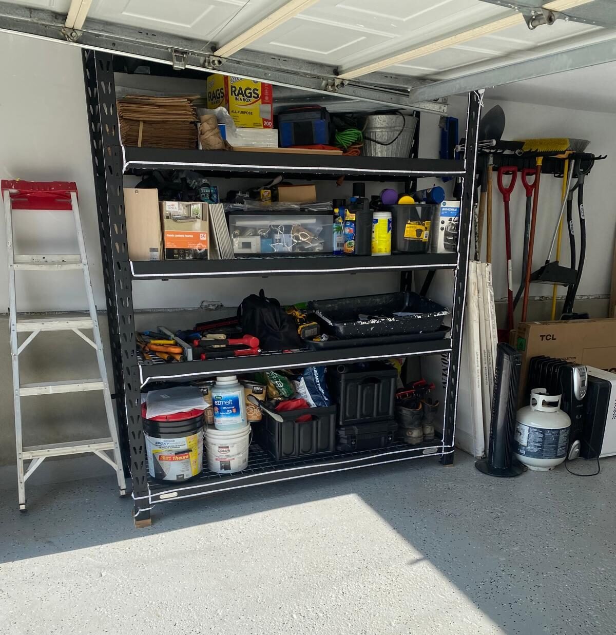 Garage organisation setup in Barrhaven handyman project