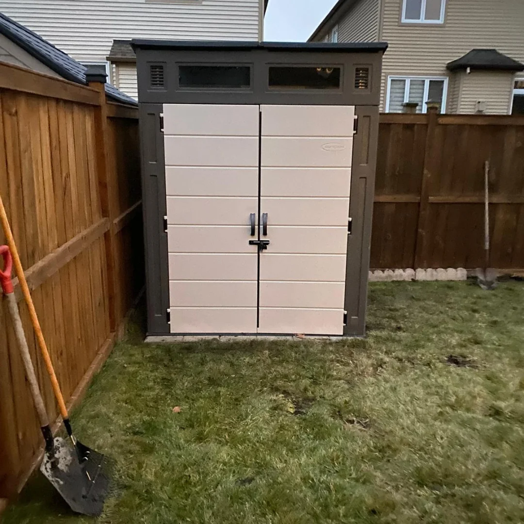 Shed installation handyman in Kanata Ontario